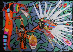 Cosmic Fight by Zanara Sabina Nedelcheva Williams